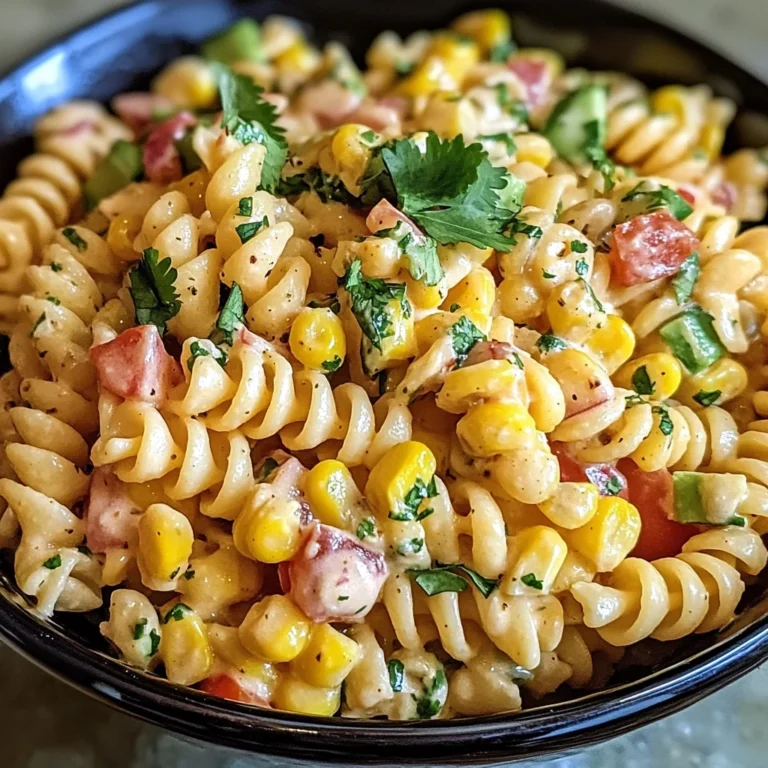 Mexican Street Corn Pasta Salad Recipe