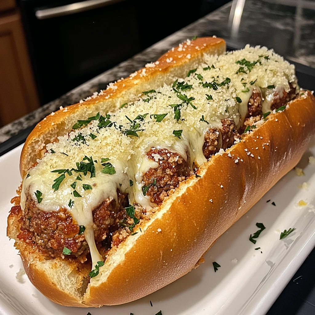 Mozzarella Stuffed Meatball Sub Casserole Recipe