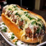 Mozzarella Stuffed Meatball Sub Casserole Recipe