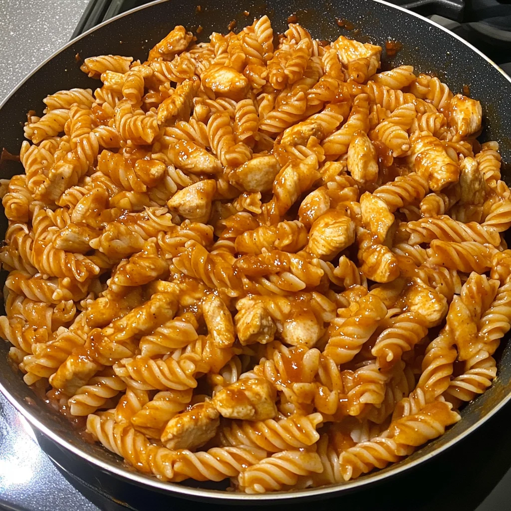 Easy One-Pan BBQ Chicken Pasta Recipe