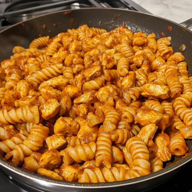 Easy One-Pan BBQ Chicken Pasta Recipe