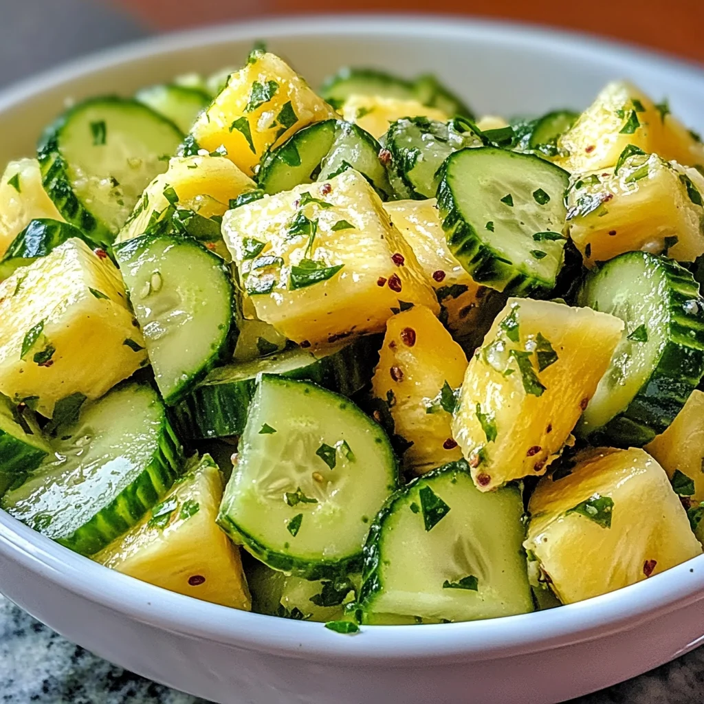 Refreshing Pineapple Cucumber Salad Recipe