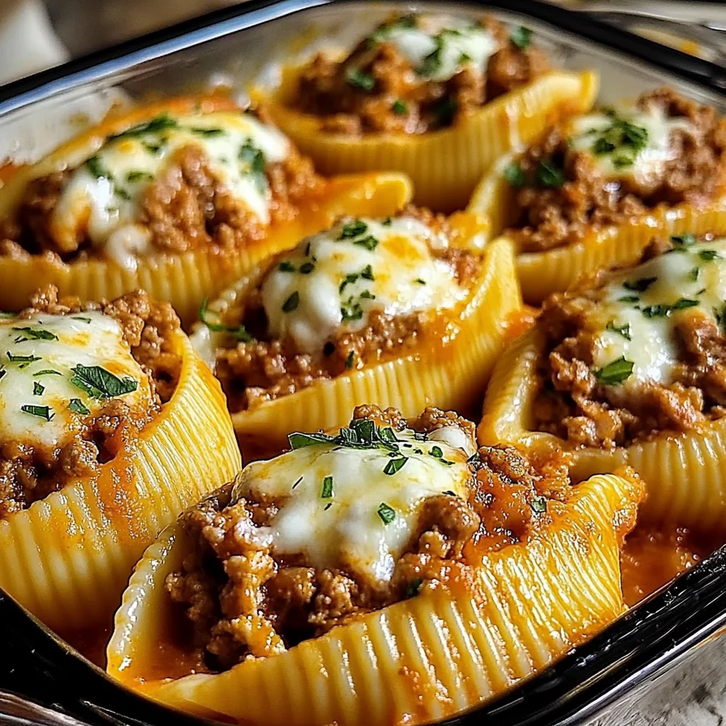 Delicious Ricotta Beef Stuffed Shells Recipe
