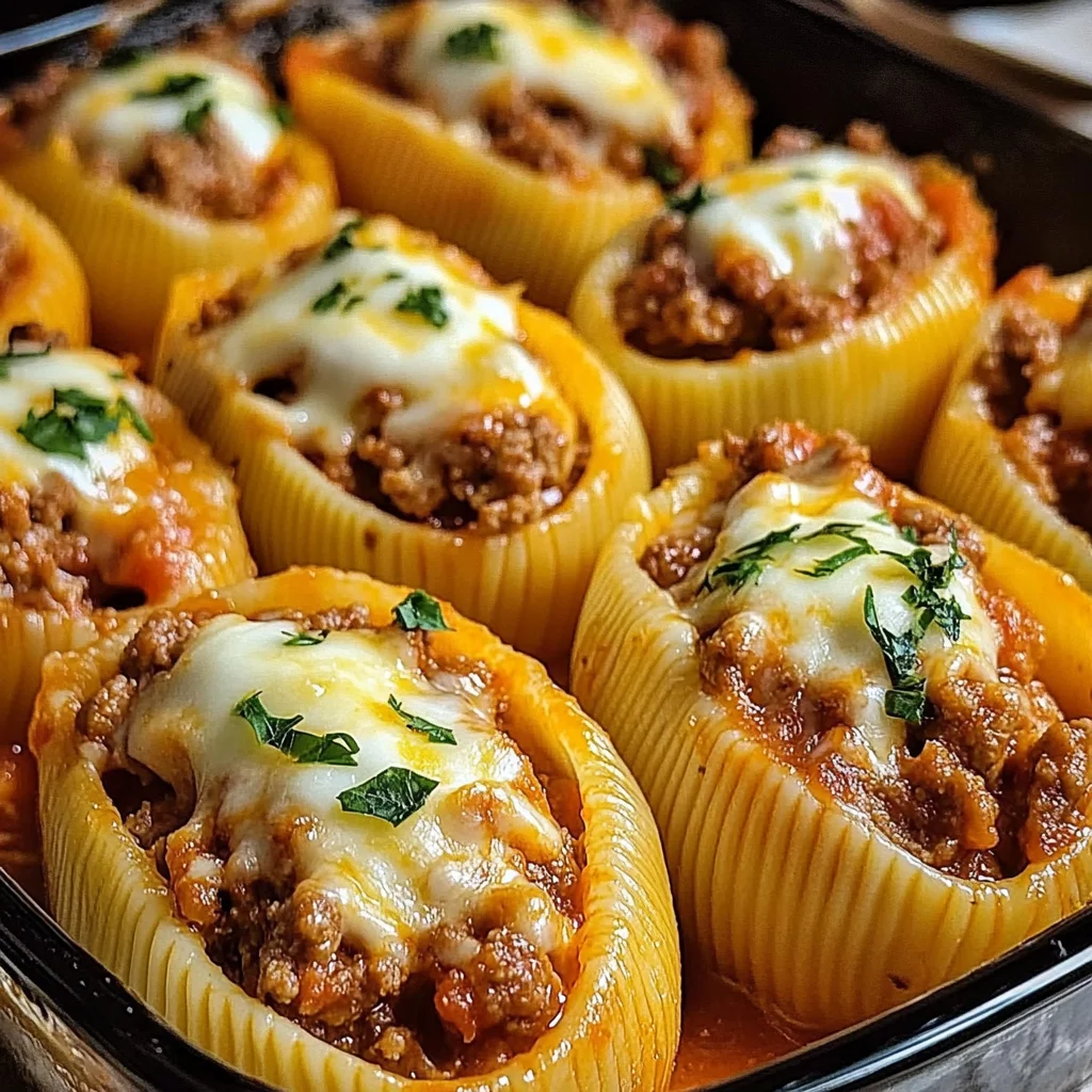 Delicious Ricotta Beef Stuffed Shells Recipe