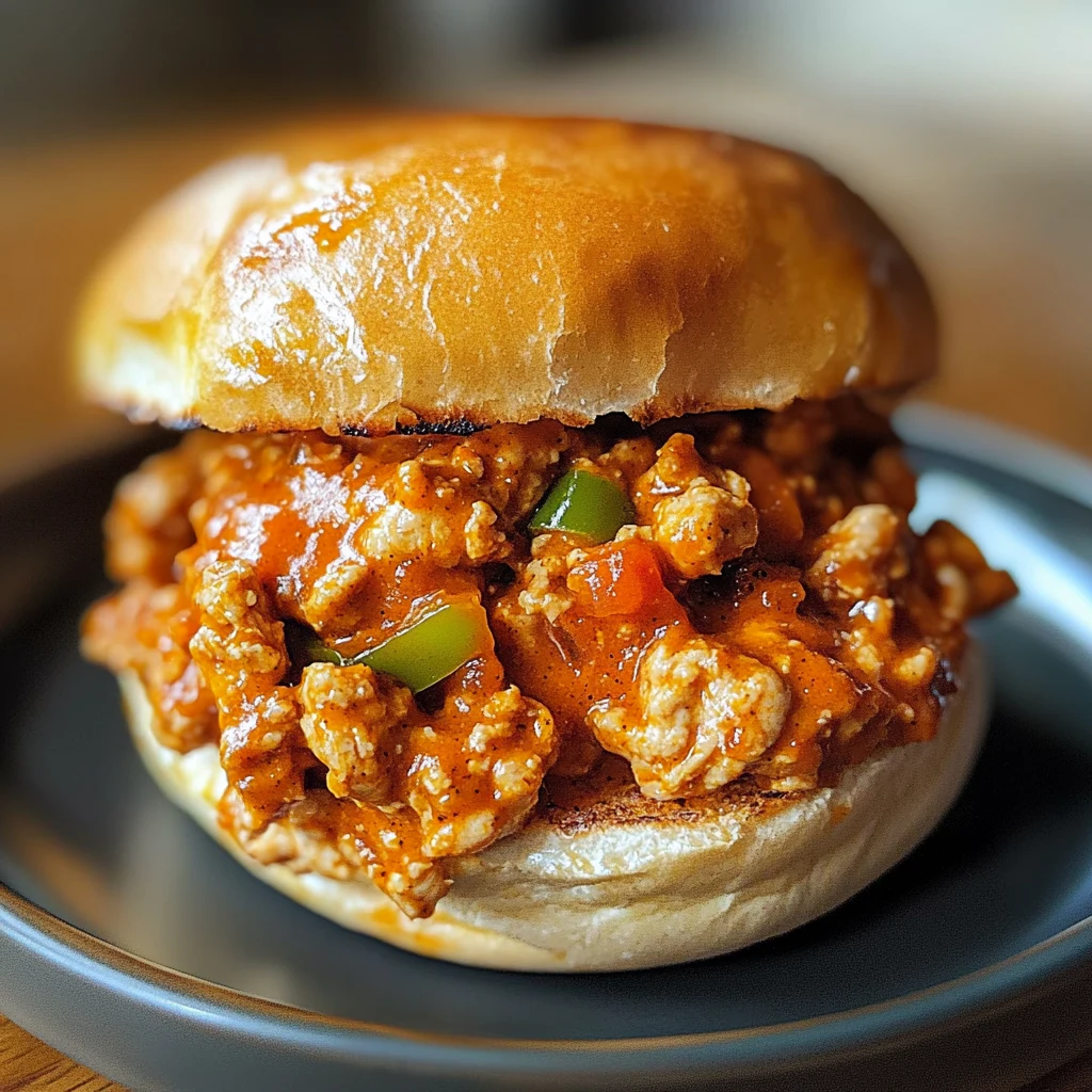 Spicy Cajun Chicken Sloppy Joes Recipe