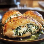 Spinach Stuffed Chicken Breast Recipe - Healthy & Delicious