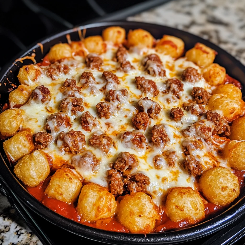 Tater Tot Pizza Casserole: Easy Family Dinner Recipe