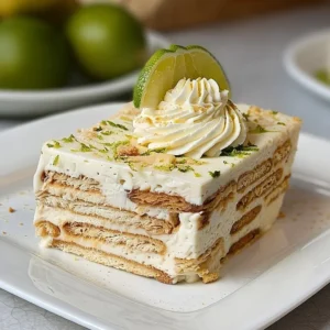 Carlota de Limón Mexican lime icebox cake