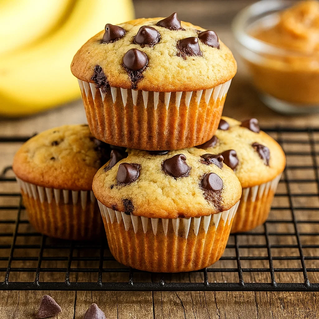 5 ingredient protein muffins fresh out of oven