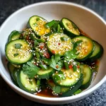 Asian Cucumber Salad 4 Ingredients Easy Delicious