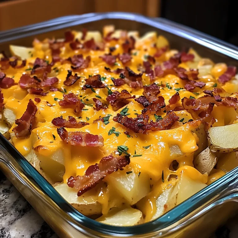BBQ Bacon Ranch Loaded Fries Casserole 4 Servings Ultimate Delicious