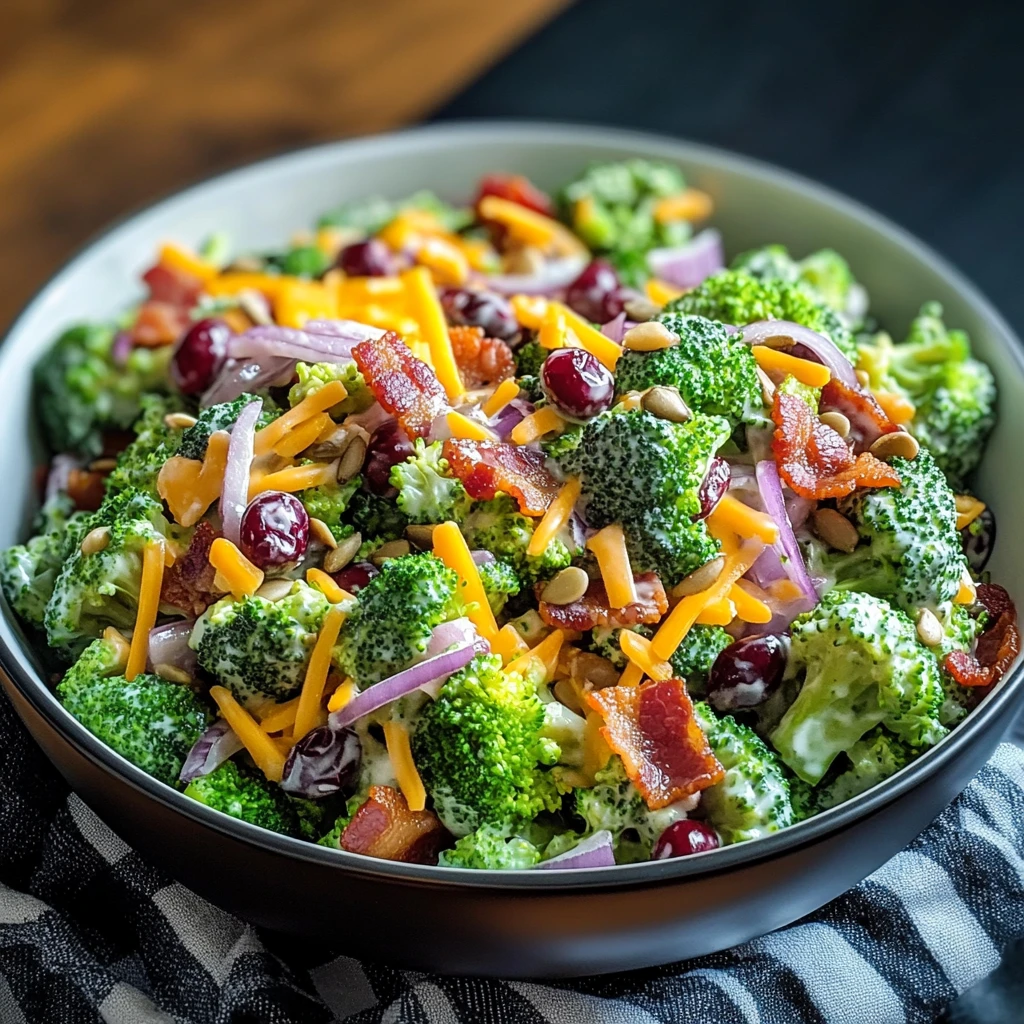 Bacon Broccoli Salad 7 Ingredients Perfect Delicious