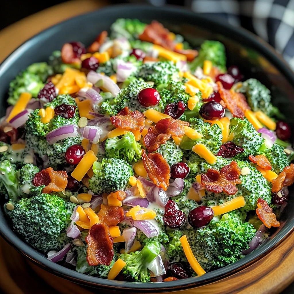 Bacon Broccoli Salad 7 Ingredients Perfect Delicious
