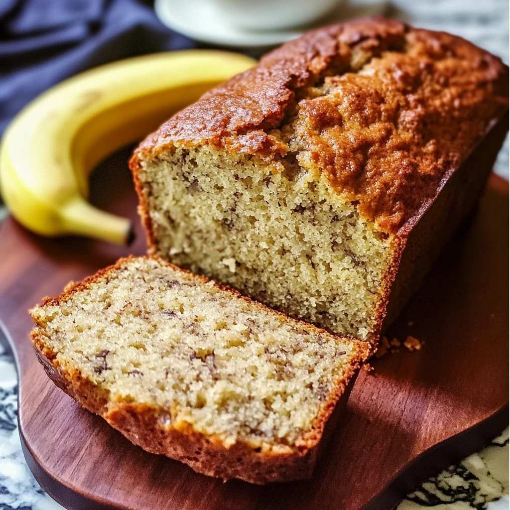 Banana Bread 5 Steps Easy Delicious