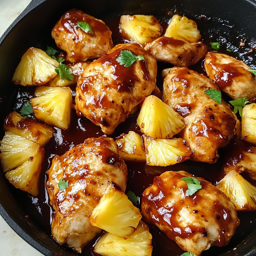 Barbecue Pineapple Chicken 30 Minutes Easy Delicious