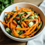 Carrot and Cucumber Salad 4 Servings Easy Delicious