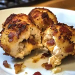 Crispy Bacon Cheese Stuffed Chicken Bombs 30 Minutes Easy Delicious