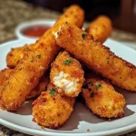 Crispy Buffalo Chicken Bacon Mozzarella Sticks 30 Minutes Ultimate Delicious