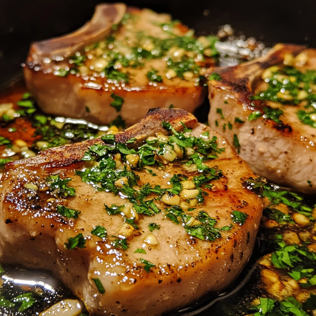 Garlic Butter Pork Chops 4 Ingredients Easy Delicious