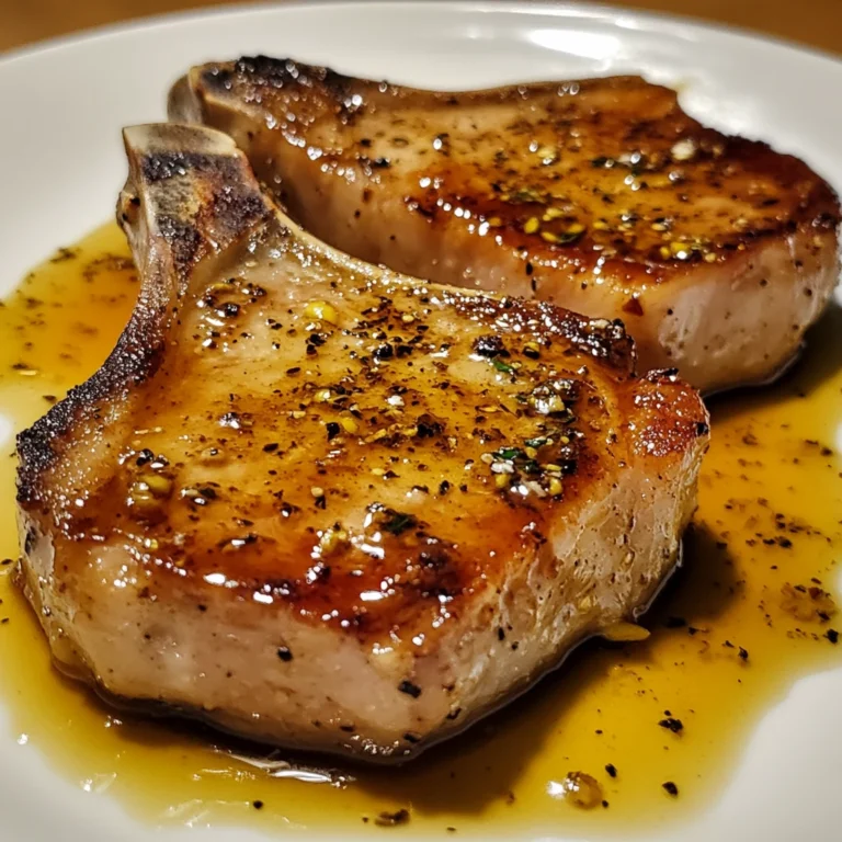 Honey Mustard Pork Chops 4 Servings Easy Delicious