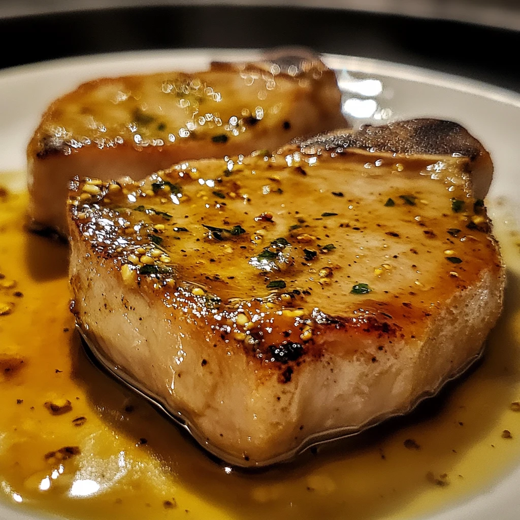 Honey Mustard Pork Chops 4 Servings Easy Delicious