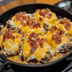 Loaded Taco Bacon Cheese Skillet Bombs 30 Minutes Easy Delicious