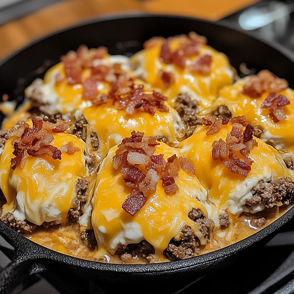Loaded Taco Bacon Cheese Skillet Bombs 30 Minutes Easy Delicious