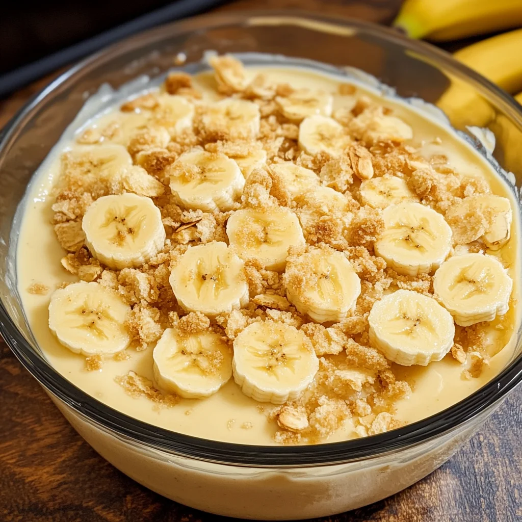 Old-Fashioned Homemade Banana Pudding 4 Servings Easy Delicious