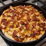 Smoky BBQ Bacon Chicken Pizza Skillet 30 Minutes Easy Delicious