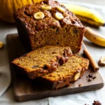 Healthy no added sugar pumpkin banana bread fresh loaf