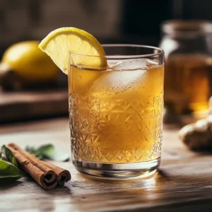 how to make natural Mounjaro featured drink glass