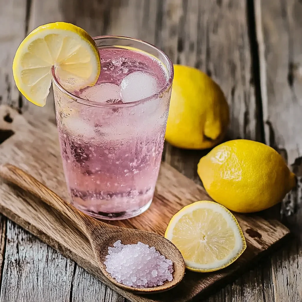 served pink salt recipe for weight loss drink
