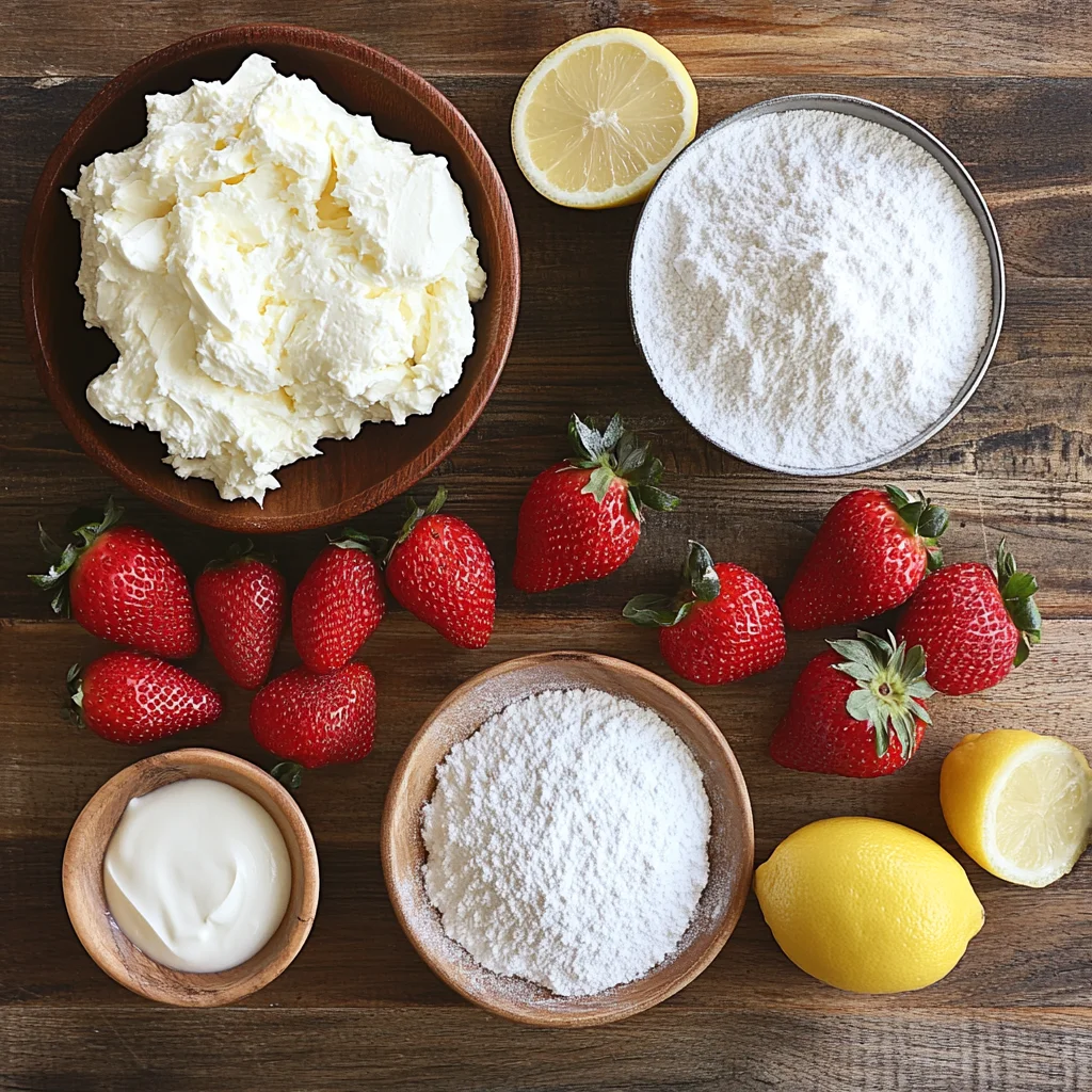 ingredients for strawberry earthquake cake