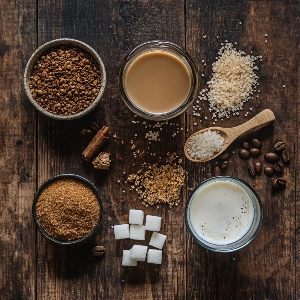 Vegan Dalgona Coffee Ingredients