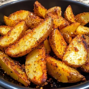 Air Fryer Potato Wedges 4 Steps Easy Delicious