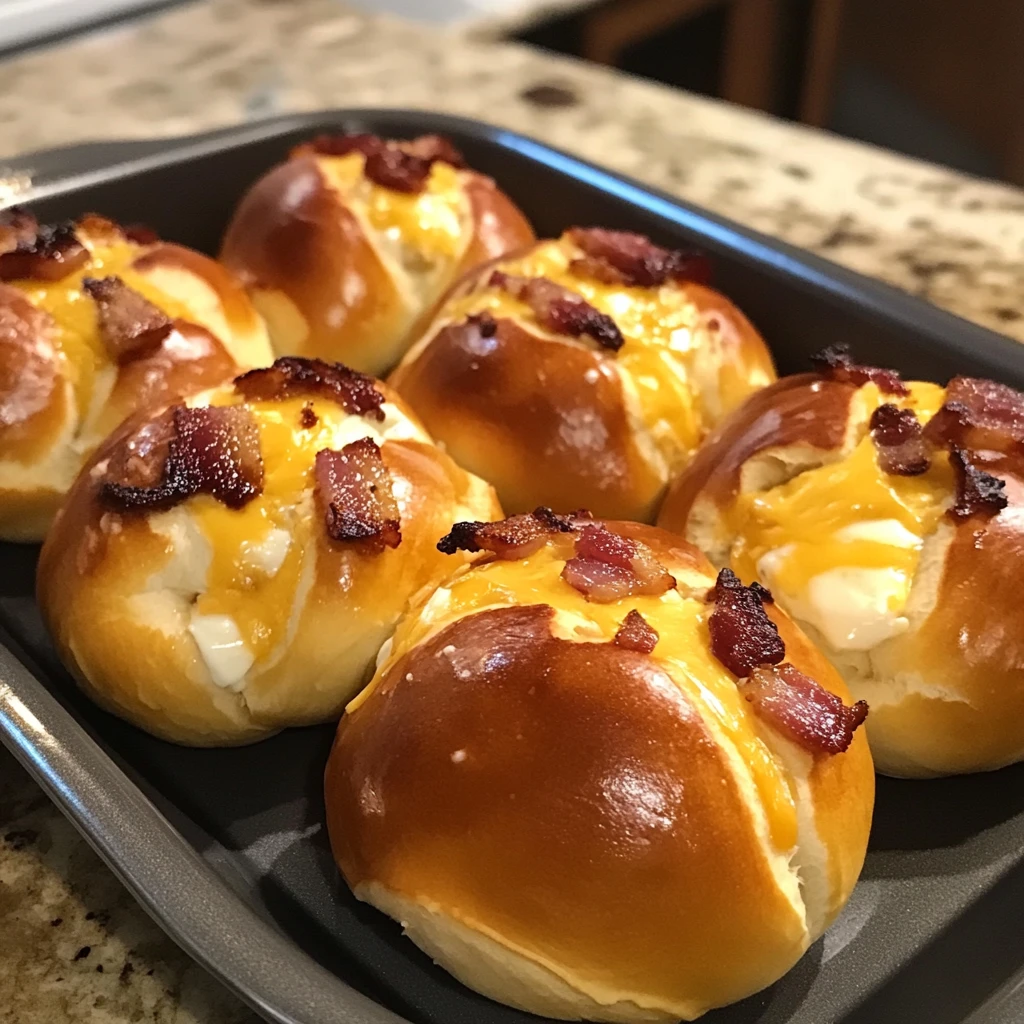 BBQ Bacon Cheese Stuffed Pretzel Bombs 30 Minutes Ultimate Delicious