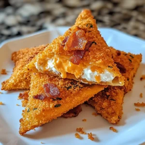 Bacon & Cream Cheese Stuffed Doritos 4 Servings Amazing