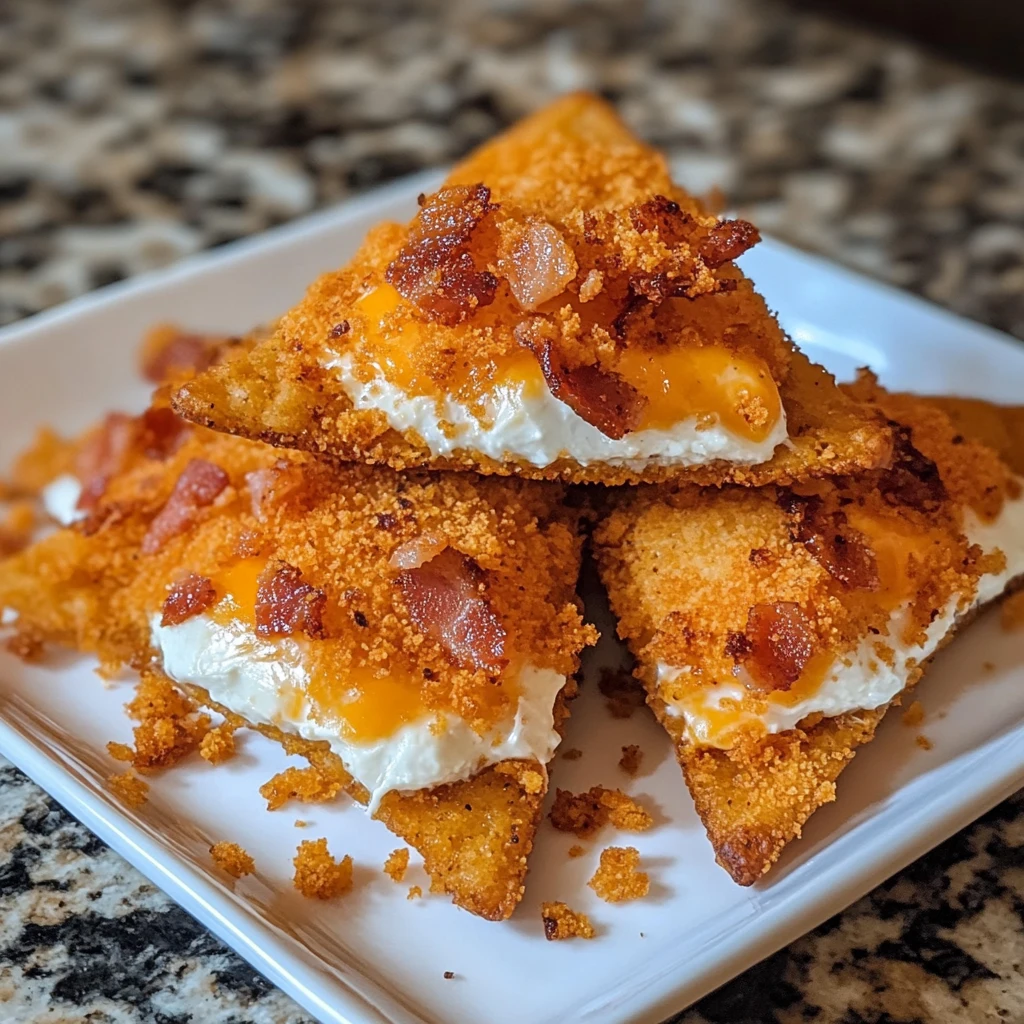 Bacon & Cream Cheese Stuffed Doritos 4 Servings Amazing