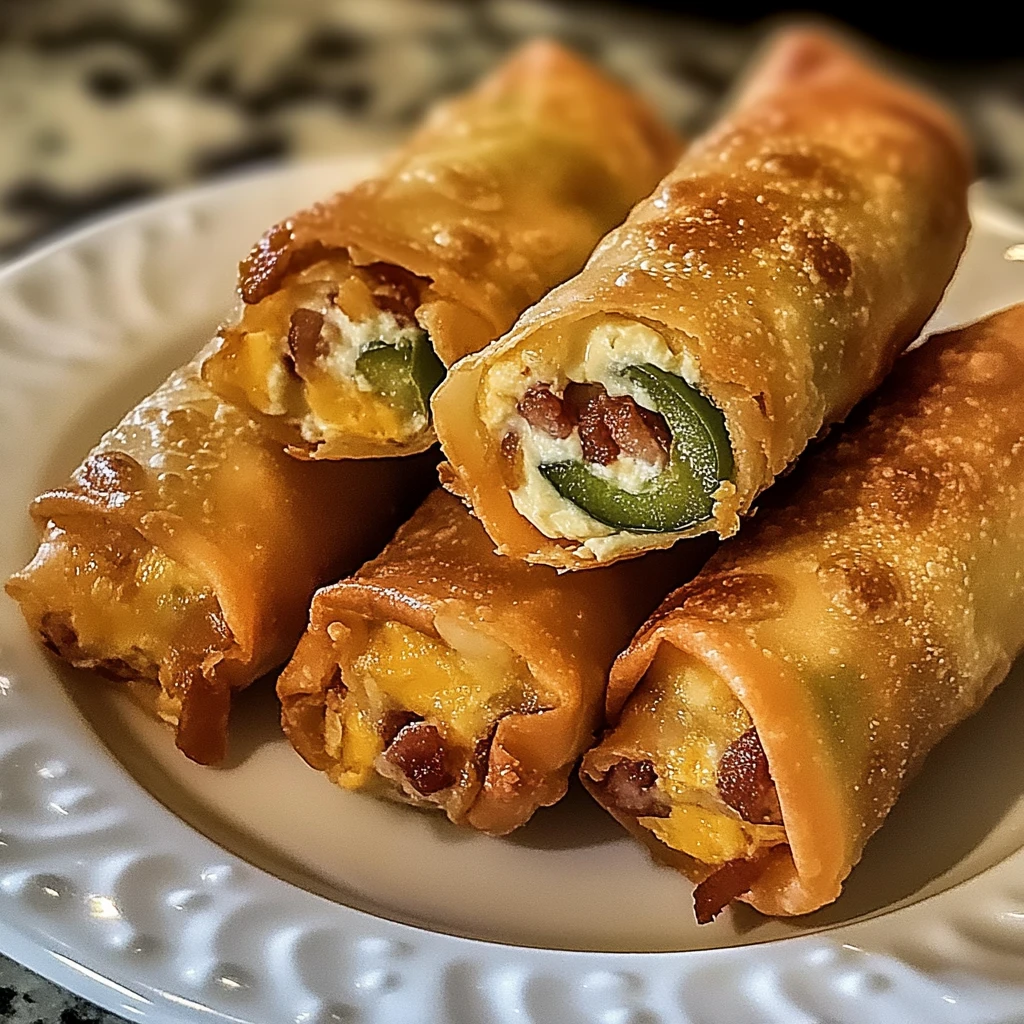 Bacon Jalapeño Popper Egg Rolls 15 Ingredients Perfectly Delicious