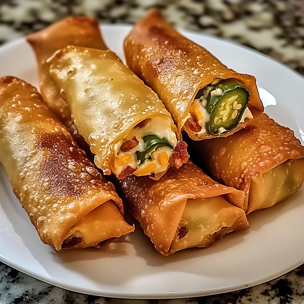 Bacon Jalapeño Popper Egg Rolls 15 Ingredients Perfectly Delicious