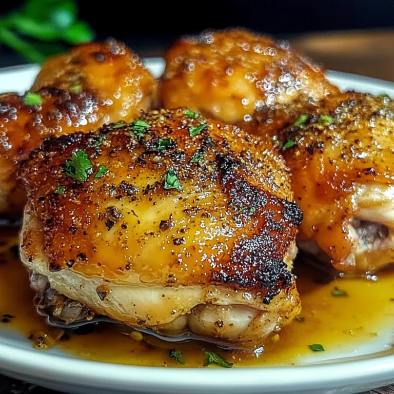 Baked Chicken Thighs 4 Servings Easy Delicious