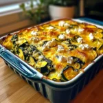 Baked Zucchini Spinach and Feta Casserole 30 Minutes Easy Delicious