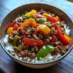 Beef Pepper Rice Bowl 30 Minutes Perfect Delicious