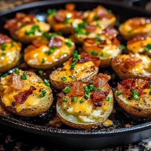 Blackstone Crispy Garlic Smashed Potatoes 4 Servings Easy Delicious