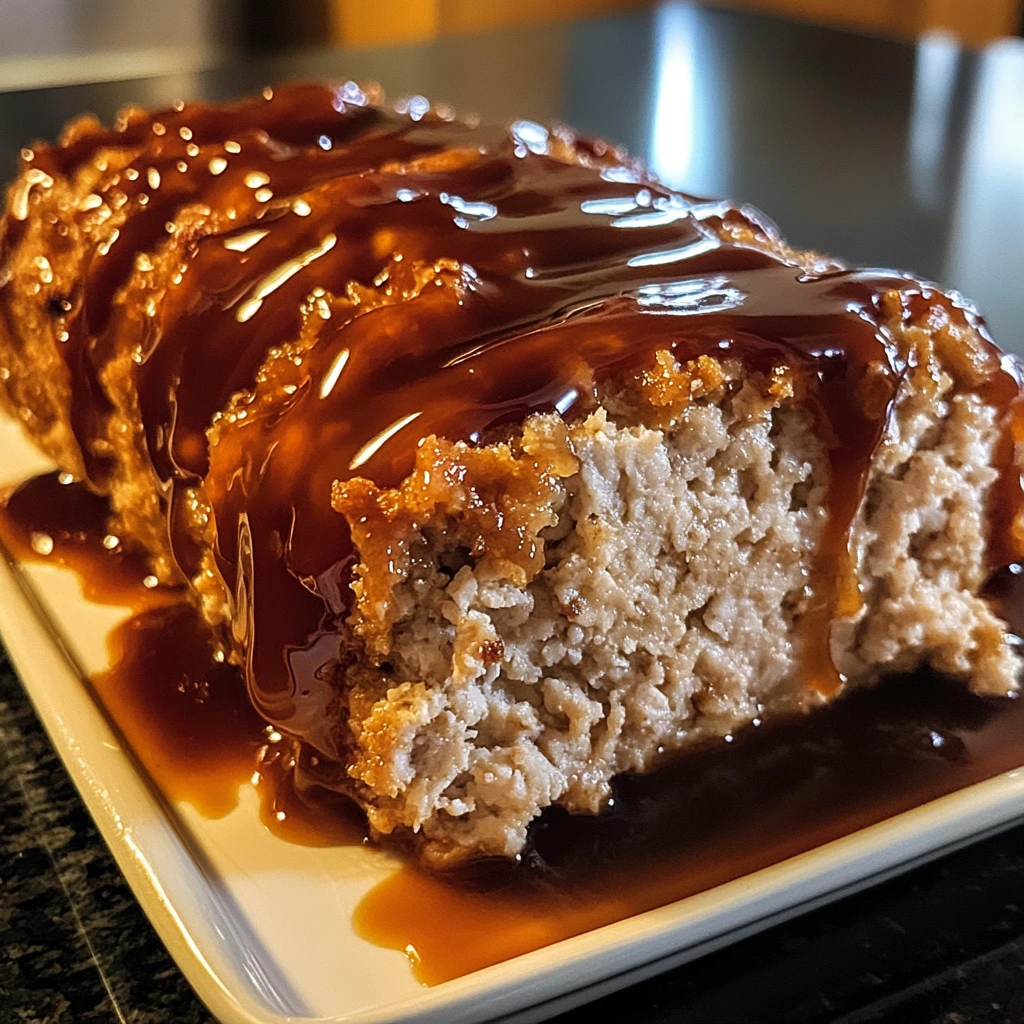 Bourbon BBQ Bacon Glazed Chicken Meatloaf 50 Minutes Awesome Delicious