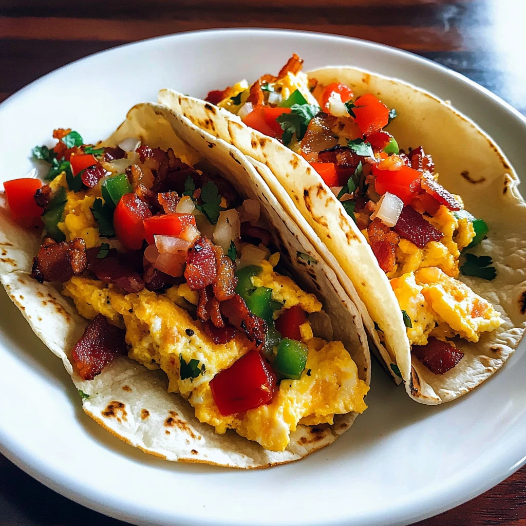 Breakfast Tacos 4 Ingredients Easy Delicious
