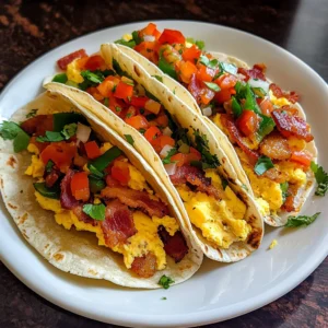 Breakfast Tacos 4 Ingredients Easy Delicious