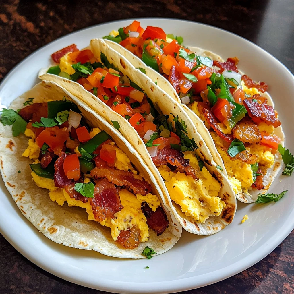 Breakfast Tacos 4 Ingredients Easy Delicious
