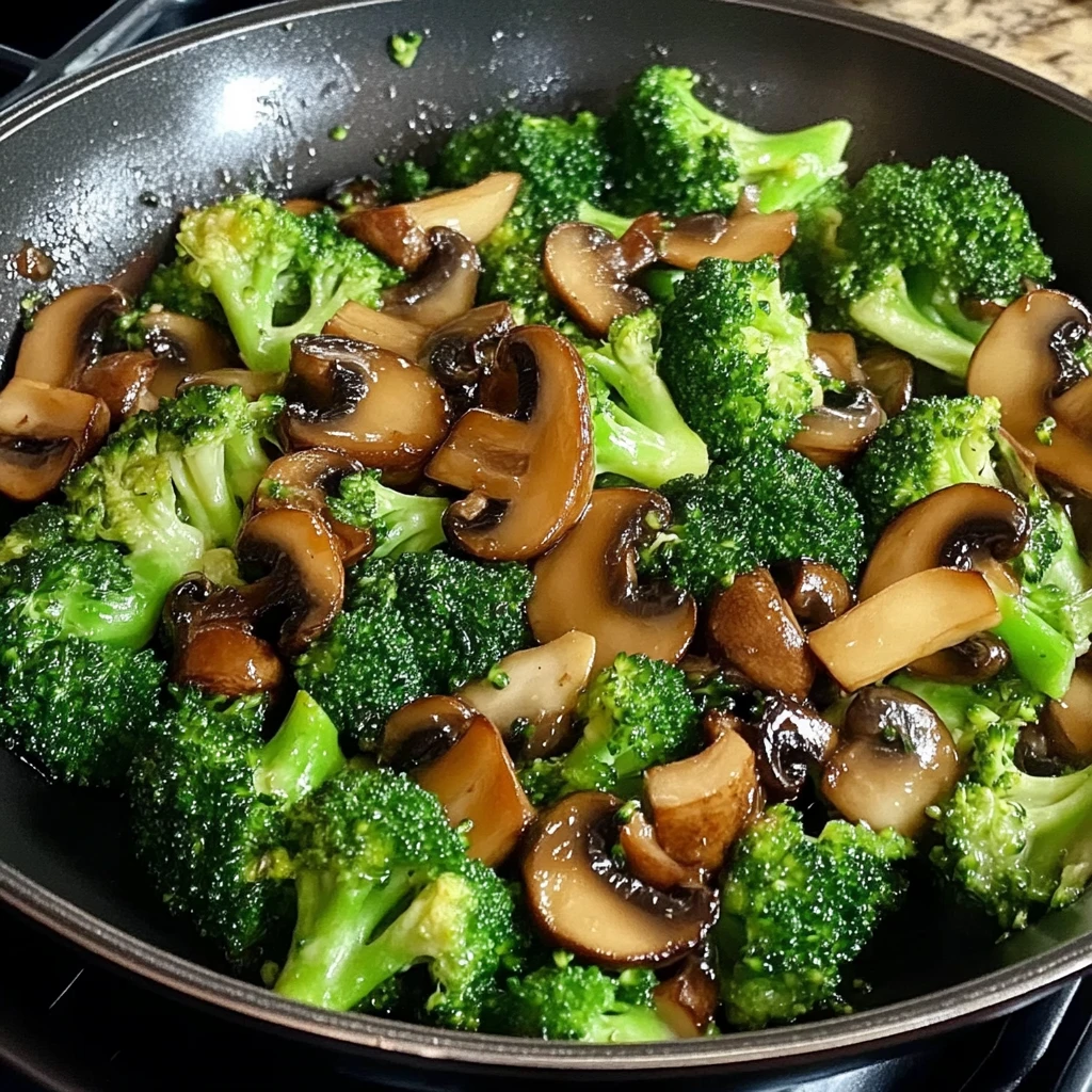 Broccoli and Mushroom Stir-Fry 5 Steps Easy Delicious