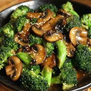 Broccoli and Mushroom Stir-Fry 5 Steps Easy Delicious